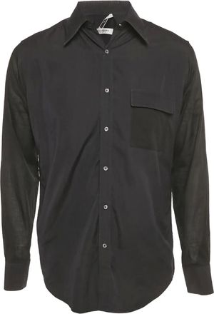 Saint Laurent Camicia a maniche lunghe - Nero
