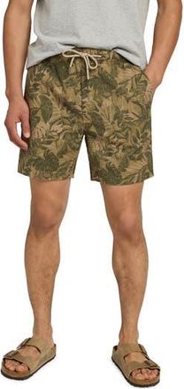Faherty Essential Drawstring Stretch Shorts in Olive Jungle at Nordstrom Rack, Size Xx-Large