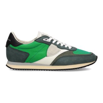 Philippe Model Sneakers, male, Green, 6 UK, Blville Running Trainers