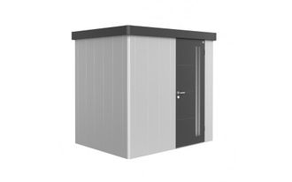 BIOHORT Caseta Metalica Biohort Neo 1b Jardin Color Gris Cuarzo Metalizado