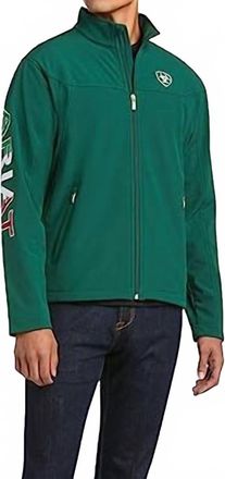 Ariat New Team Softshell Mexico Jacket In Verde