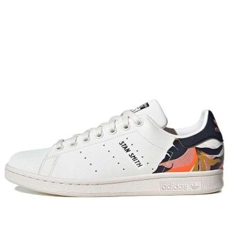 adidas (WMNS) adidas Stan Smith White Legend Ink Orange GV7082