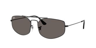 Ray-Ban EXPLORER 5 Dark Grey Irregular Unisex Sunglasses RB3845 002/B1 57