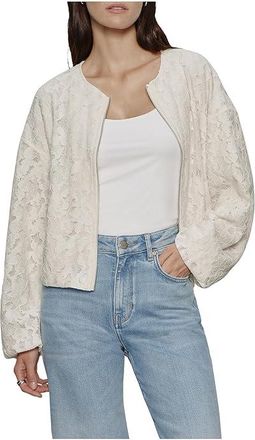 Sanctuary Leila Lace Jacket Womens Jacket Collagen : LG (US 10-12), Cotton/Nylon