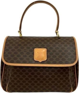 Celine Pre-owned Handbags, female, Brown, Size: ONE SIZE Pre-owned Vintage Handbag