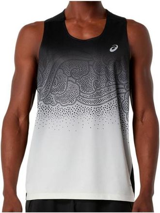 Asics Road Fade Singlet Tank Top f&uuml;r Herren | grau