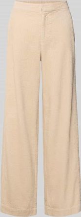 Mbym mbyM Cordhose mit elastischem Bund Modell Picana in Beige, Größe XL