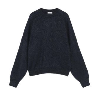 Brunello Cucinelli Sparkling Cashmere Jumper - female - Brunello Cucinelli - Cashmere Knitwear - Blue - M - Knitwear