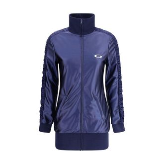 Balenciaga Gerimpelde Mouwen Ritssluiting Jas