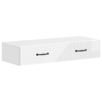 vidaXL Mesa Lateral Montada En La Pared Brillante 87,5 X 34,5 X 17 Cm Vidaxl