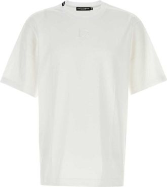Dolce & Gabbana White Cotton T-shirt