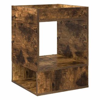 vidaXL Mesa Auxiliar Roble Ahumado 40 X 40 X 56 Cm Vidaxl