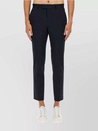 HUGO BOSS george cropped trousers with pockets and loops
