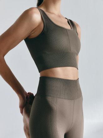 Born Living Yoga Top Idara Walnut