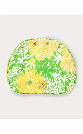 Lilly Pulitzer Womens Breakers Bamboo Bermuda Bag Cover In Crocodile Green Mumbo Jumbo
