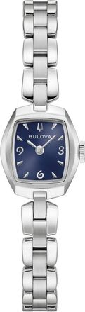 Bulova Goddess of Time Quartz Blue Dial Ladies Watch 96L361