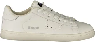 Blauer White Polyester Athletic Mens Sneakers