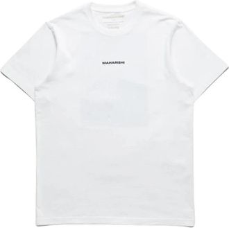 maharishi Jaguar Mask Grafisch T-shirt - Heren - T-shirts - Wit - L - Katoen - Tops