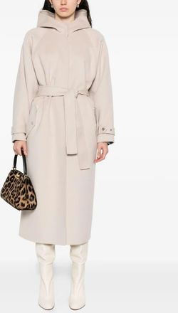Pinko Cartoccio With Belt Coat