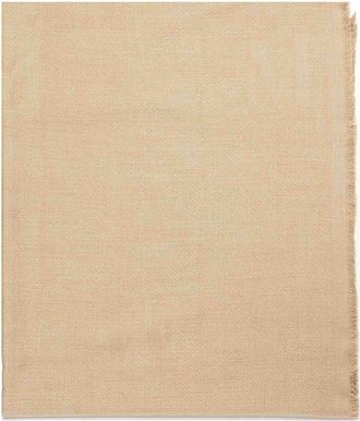 Max Mara Curvone Wool And Silk Shawl