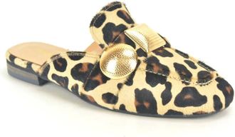 Babouche Lifestyle Babouche, Schoenen, Dames, Veelkleurig, 36 EU, Luipaard Muil Vg.+3 Gar. plat