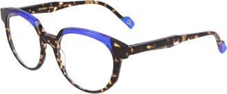 Etnia Barcelona Vintage Ronde Bril Wintour Model - Dames - Brillen - Bruin - 51 MM - Accessoires