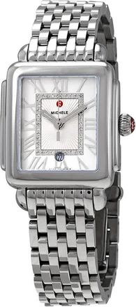 Michele Deco Quartz White Dial Ladies Watch MWW06G000012