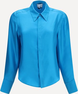 SA SU PHI Petit silk Shirt unisex 42