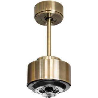 Purline Purline - Tenerife Ring - Super Destratificateur Et Ventilateur Dc 132 Cm Gris Basalte Pales Bois Blanc Sans Lumi&egrave;re 25 &Agrave; 35 M&sup2;