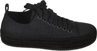 Ann Demeulemeester Gert Low-Top Sneakers - Dames - Sneakers - Zwart - 39 EU - Katoen - Schoenen