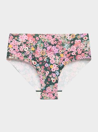 Miiyu Womens Stretch Laser-cut bikini panty Recycled nylon