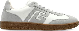 Balmain Swan Sportschoenen - Dames - Sneakers - Grijs - 35 EU - Leer - Schoenen