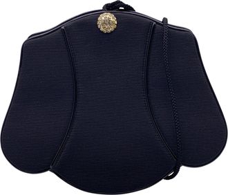 Saint Laurent Vintage stoffen schoudertas van Yves Saint Laurent