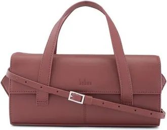 Behno Mini Michelle Nappa Leather Crossbody Bag in Brick at Nordstrom