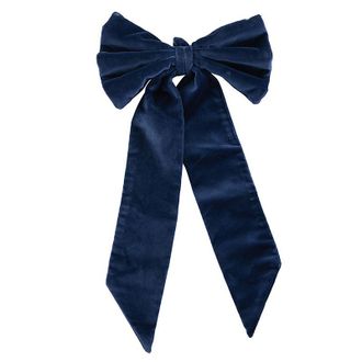 Ballard Designs Signature Velvet Bow - Ink - Ballard Designs