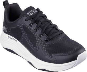 Skechers Womens Everyday Running Shoes in Black/White - Size UK 3.5