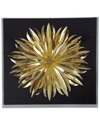 A&B Home Discontinued A&B Home 3D Paper Flower Framed Wall Decor