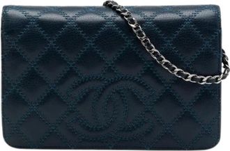 Chanel Pre-owned Wallet on Chain - - Pre-owned - Donna - Blu - ONE SIZE