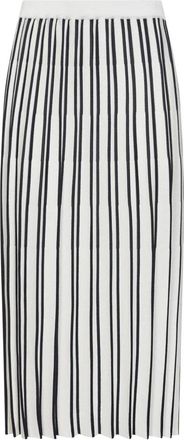 Blanca Vita Midi Skirts, female, Multicolor, Size: 2XS Ribbed Pleated Midi Skirt