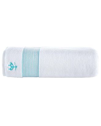 Brooks Brothers Rope Stripe Border Bath Towel