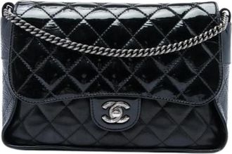 Chanel Pre-owned Shoulder Bag - Dames - Vintage Schoudertas - Zwart - ONE Size - Leer - Vintage