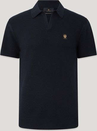 Belstaff Polo De Punto Coast Para Hombre Cotton Silk Pique Tinta Oscura One Size