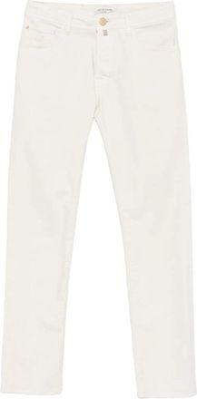 Jacob Cohen Bard Logo-patch Cotton Trousers