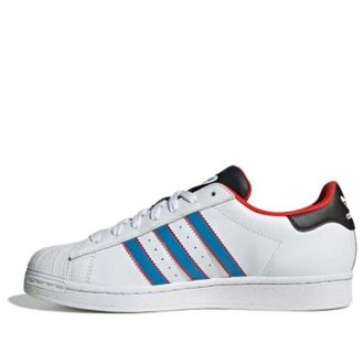adidas Originals Superstar White Blue Red ID4673