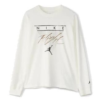 Nike Jordan (WMNS) Air Jordan Long-Sleeve Graphic T-Shirt Asia Sizing Sail FD7206-133