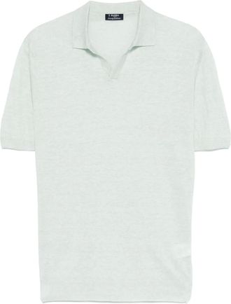 Barba T-shirt in lino - Verde