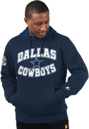 Starter Mens Starter Navy Dallas Cowboys Thursday Night Gridiron Pullover Hoodie at Nordstrom, Size Medium