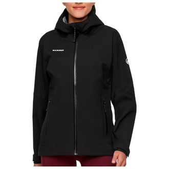 Mammut Linard Guide Hardshell Hooded Jacket Regenjacke f&uuml;r Damen | schwarz