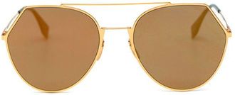 Fendi FF 0194/S Mirrored Lens Sunglasses