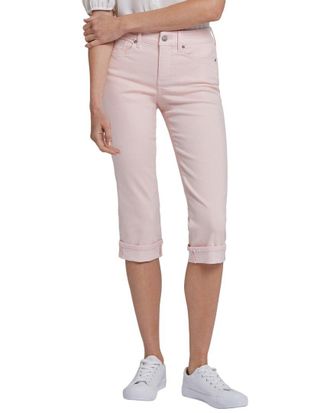 NYDJ Nydj Petite Marilyn Crystal Pink Crop Jean